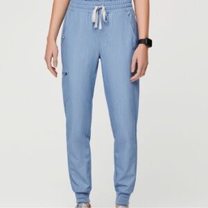 Figs Zamora Heather Indigo Joggers Pants Size Small